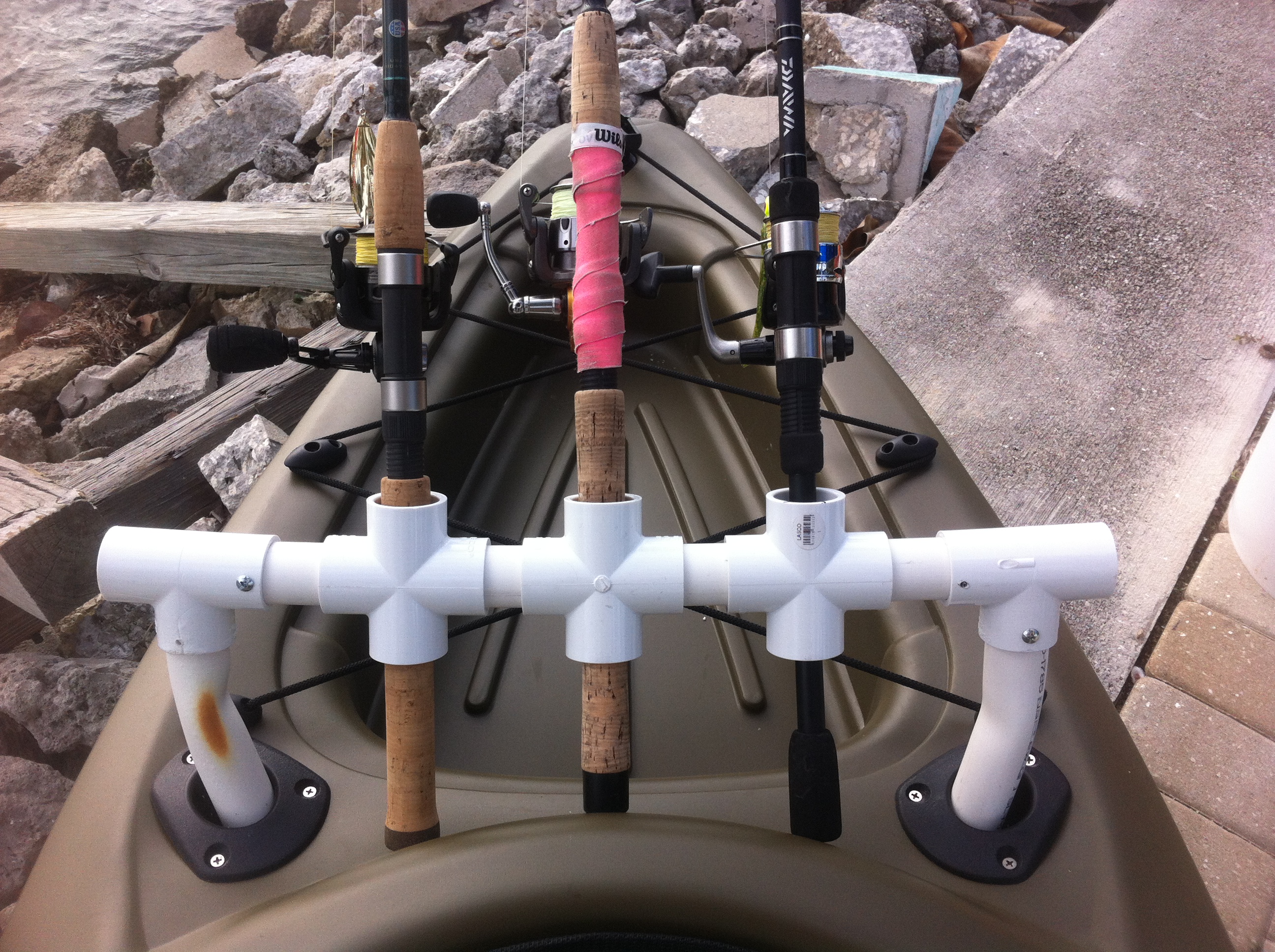How to Make a Compact DIY PVC Fishing Rod Holder 